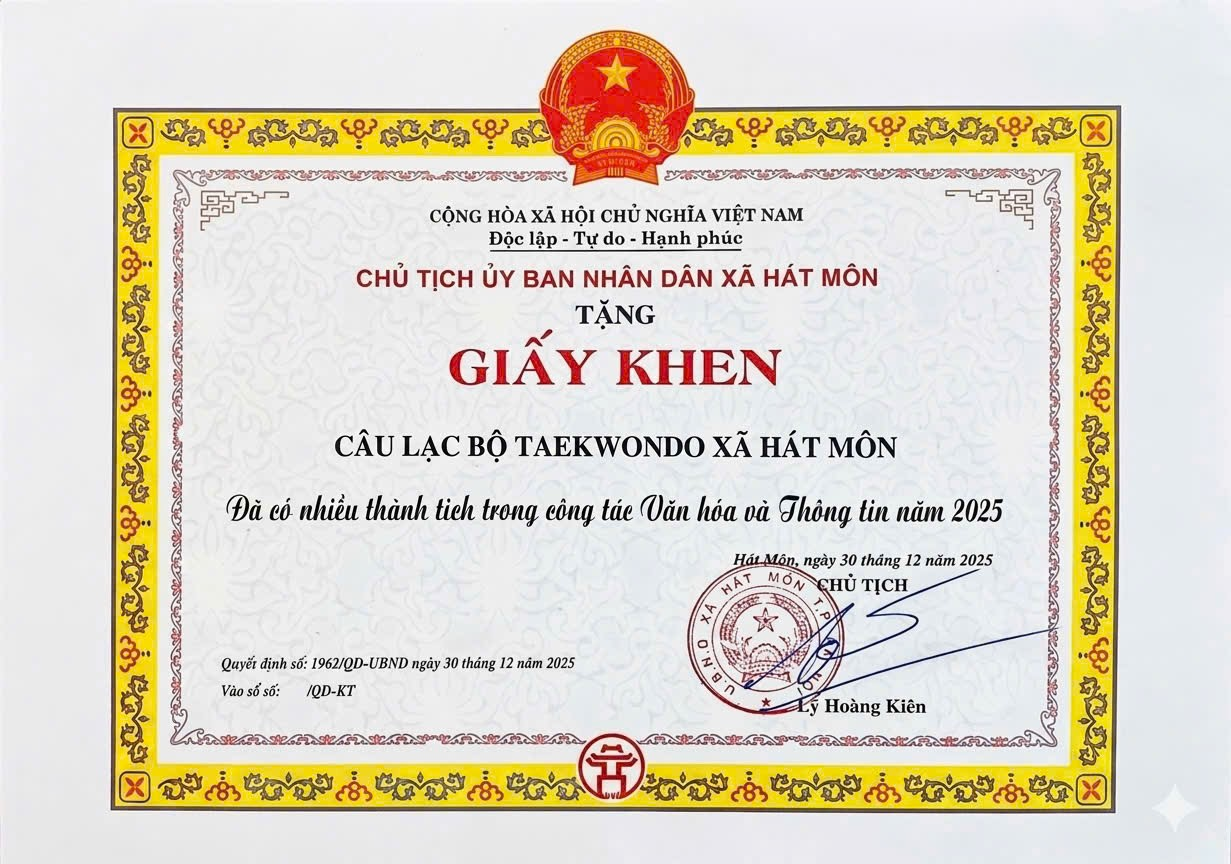 CLB võ Taekwondo Hát Môn – Nơi ươm mầm những tài năng- Ảnh 5.