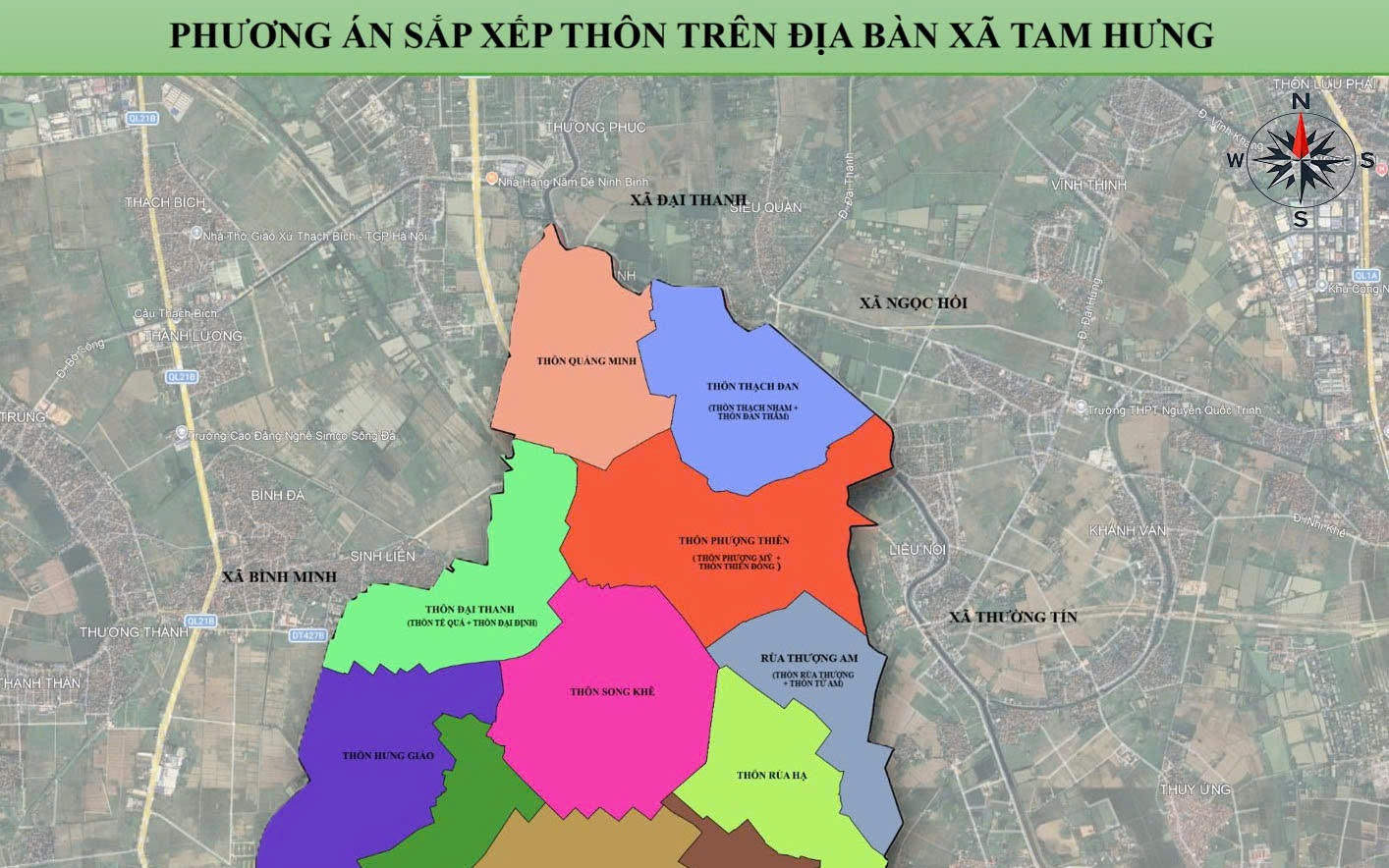 Thống nhất đề xuất tên gọi mới sau sáp nhập thôn Rùa Thượng và thôn Từ Am
