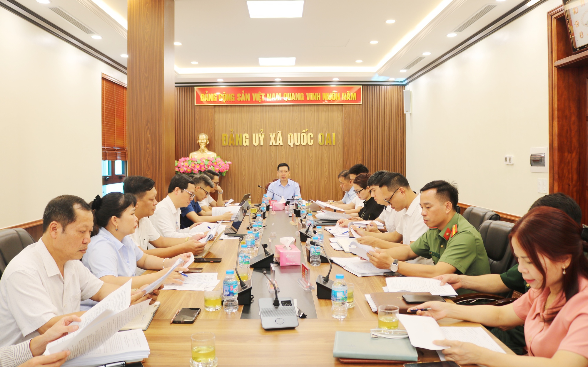 Quốc Oai quyết liệt tháo gỡ vướng mắc, đẩy nhanh giải phóng mặt bằng và giải ngân vốn đầu tư công