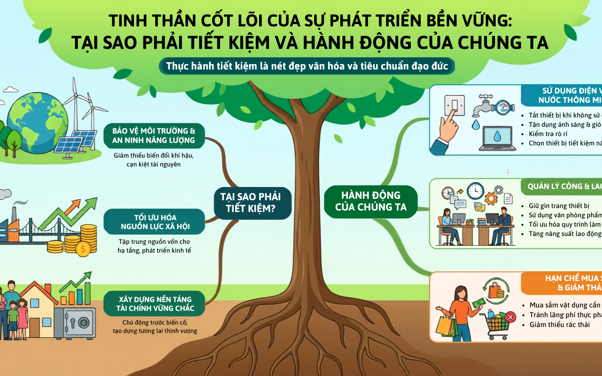 Tinh thần cốt lõi của sự phát triển bền vững: Tại sao phải tiết kiệm và hành động của chúng ta
