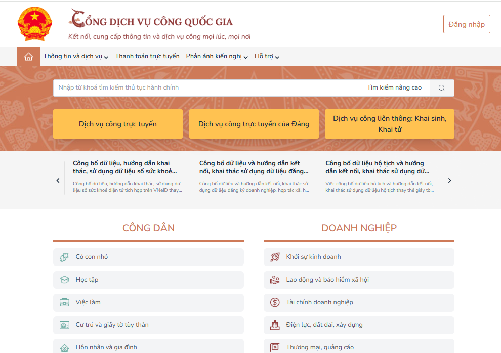 Hướng dẫn công dân thực hiện thủ tục “Đăng ký lại khai sinh” trực tuyến và những giấy tờ cần chuẩn bị- Ảnh 1.