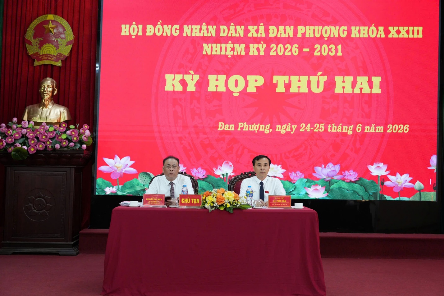 Khai mạc Kỳ họp thứ 2 HĐND xã Đan Phượng khóa XXIII, nhiệm kỳ 2026-2031- Ảnh 3.