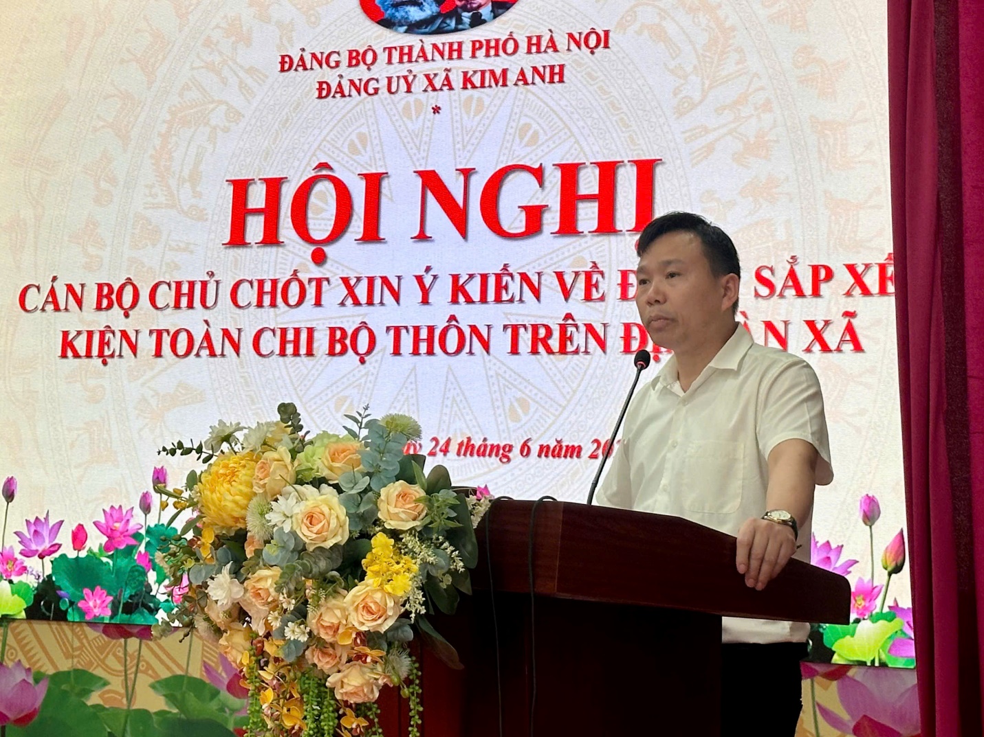 BAN CHẤP HÀNH ĐẢNG BỘ XÃ KIM ANH TỔ CHỨC HỘI NGHỊ LẦN THỨ 12 KHÓA I, NHIỆM KỲ 2025-2030- Ảnh 3.
