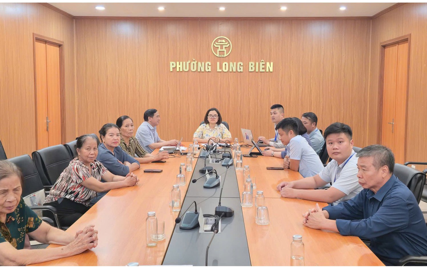 Uỷ ban MTTQ Việt Nam phường Long Biên tiếp sóng trực tuyến Hội nghị quán triệt Nghị quyết Đại hội đại biểu toàn quốc MTTQ Việt Nam lần thứ XI