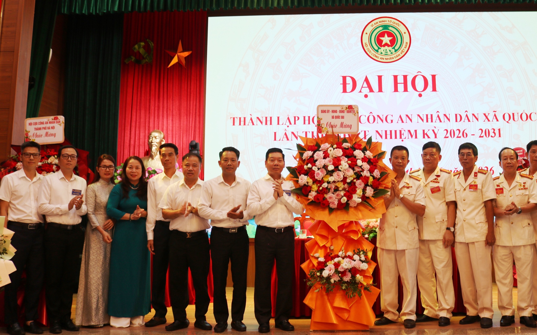 ĐẠI HỘI THÀNH LẬP HỘI CỰU CÔNG AN NHÂN DÂN XÃ QUỐC OAI LẦN THỨ NHẤT, NHIỆM KỲ 2026 – 2031