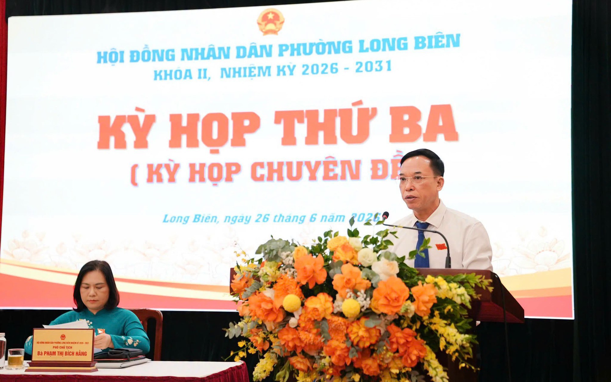 Kỳ họp chuyên đề (kỳ họp thứ ba) Hội đồng nhân dân phường Long Biên khóa II, nhiệm kỳ 2026 - 2031