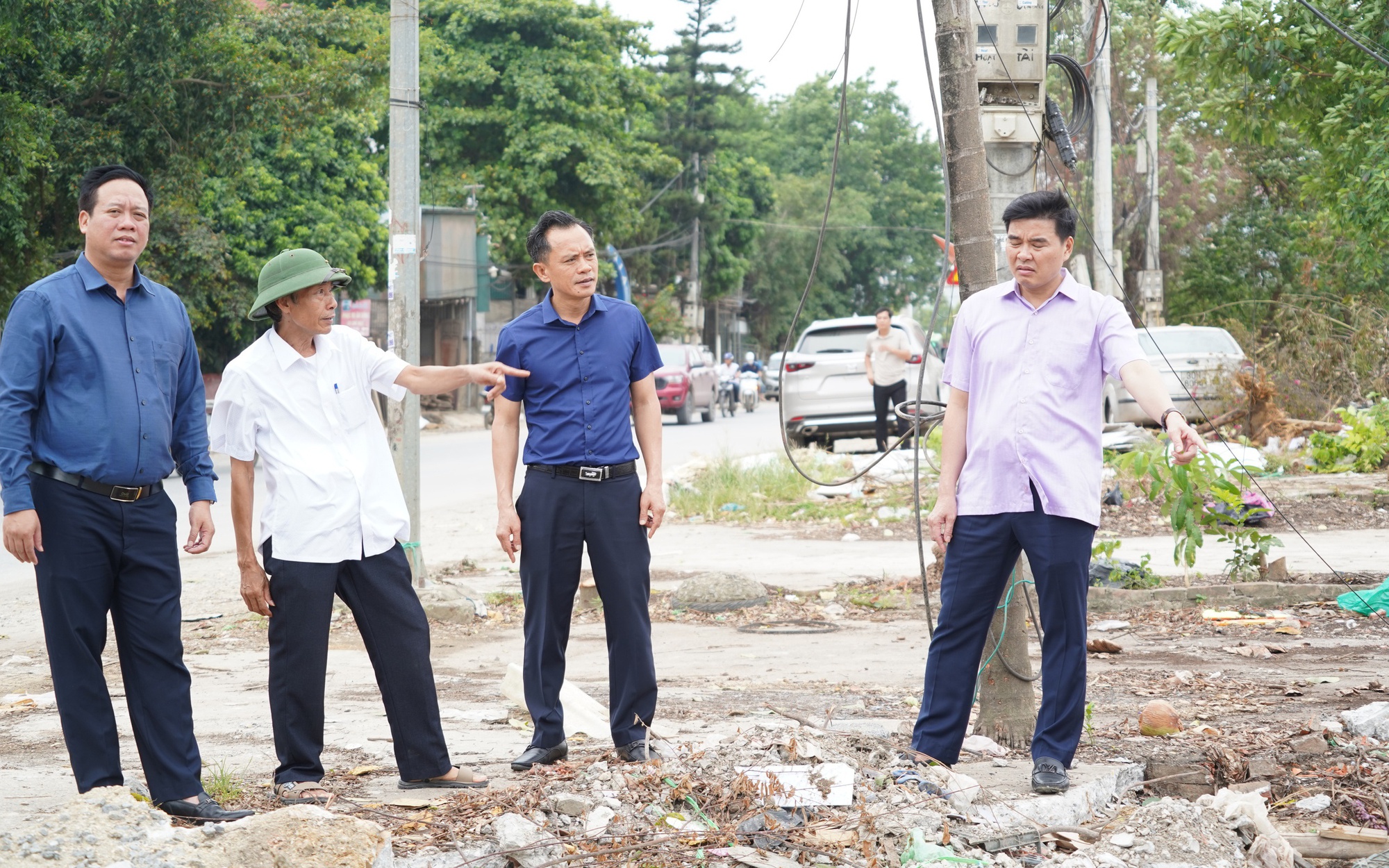 Lãnh đạo phường Chương Mỹ tăng cường vận động Nhân dân bàn giao mặt bằng Dự án Quốc lộ 6