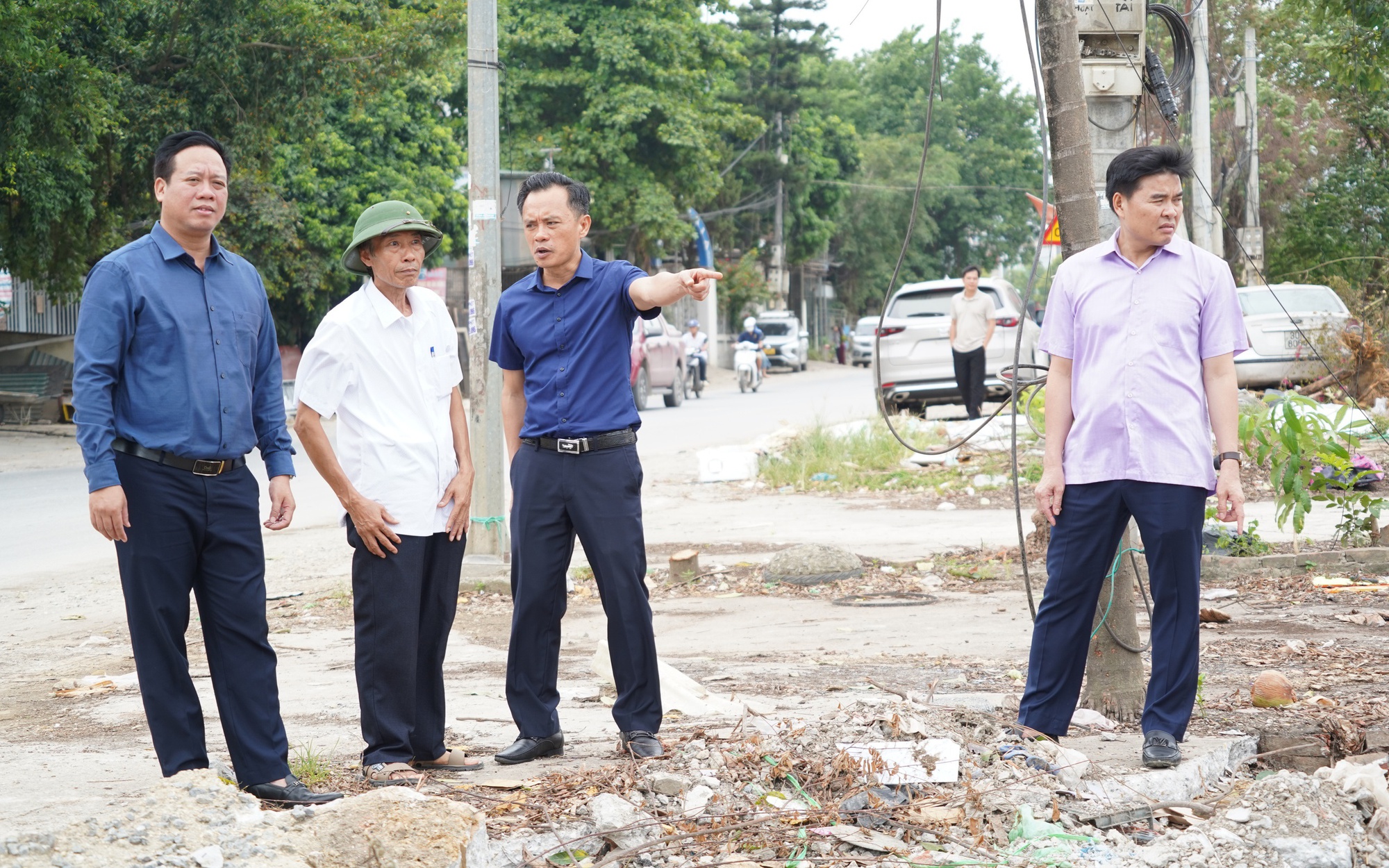 Lãnh đạo phường Chương Mỹ tăng cường vận động Nhân dân bàn giao mặt bằng Dự án Quốc lộ 6