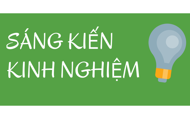 Công khai sáng kiến kinh nghiệm