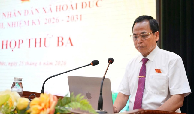 HĐND xã Hoài Đức tổ chức kỳ họp thứ 3, xem xét nhiều nội dung quan trọng về phát triển địa phương- Ảnh 9.