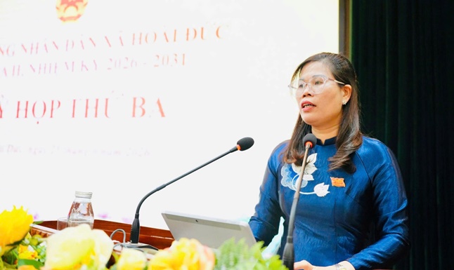 HĐND xã Hoài Đức tổ chức kỳ họp thứ 3, xem xét nhiều nội dung quan trọng về phát triển địa phương- Ảnh 10.