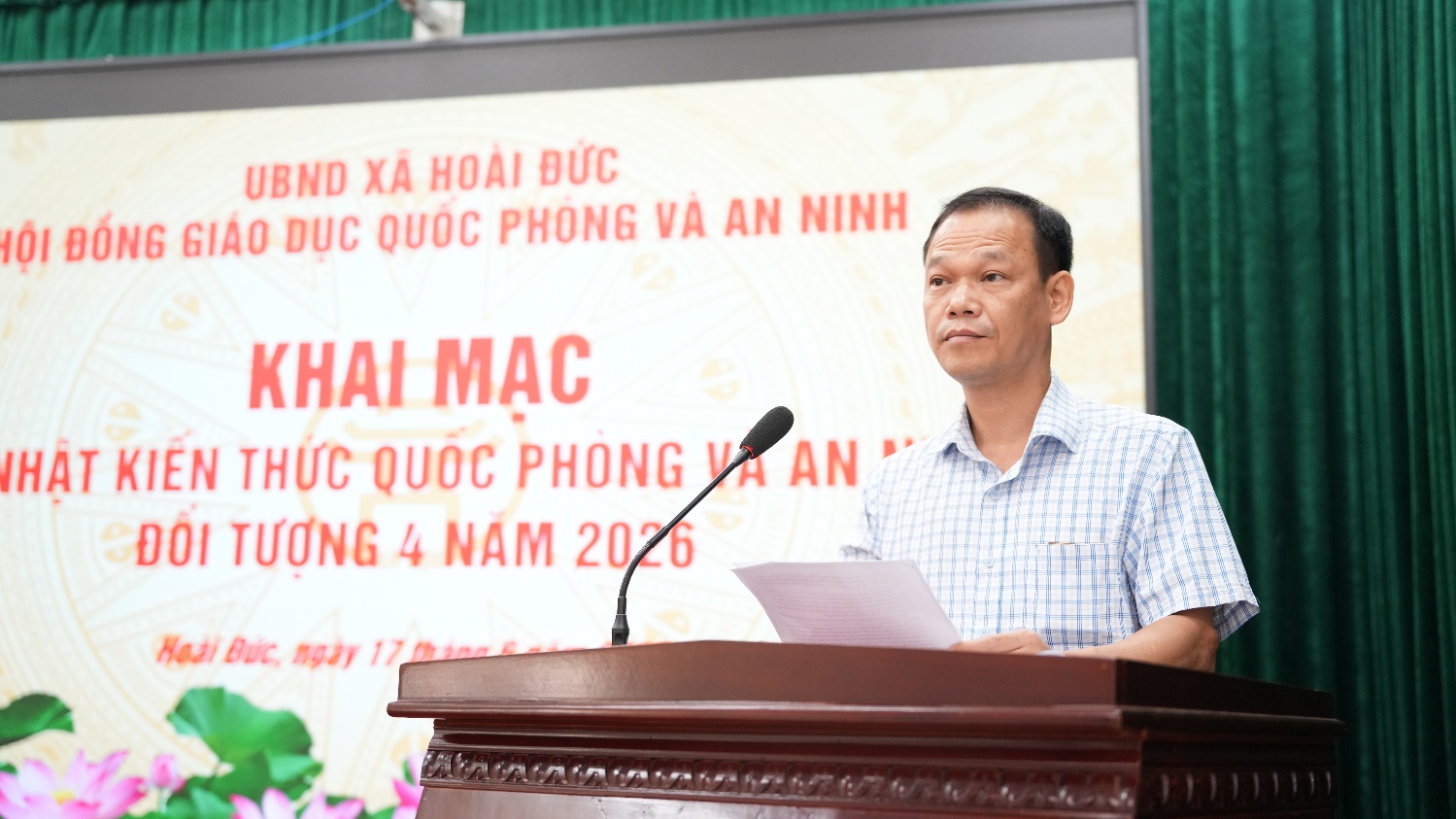 Khai mạc lớp cập nhật kiến thức quốc phòng và an ninh cho đối tượng 4 năm 2026- Ảnh 1.