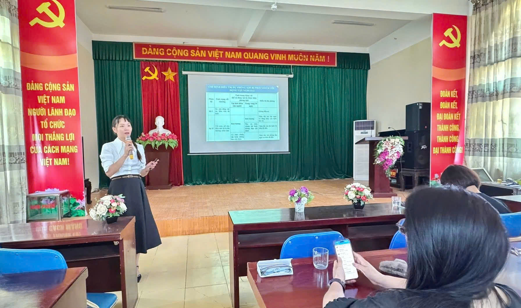 Trạm Y tế xã Hoài Đức tổ chức Hội nghị truyền thông về “Xử trí ban đầu đúng và điều trị dự phòng sớm sau phơi nhiễm với động vật mắc dại hoặc nghi mắc dại”- Ảnh 1.