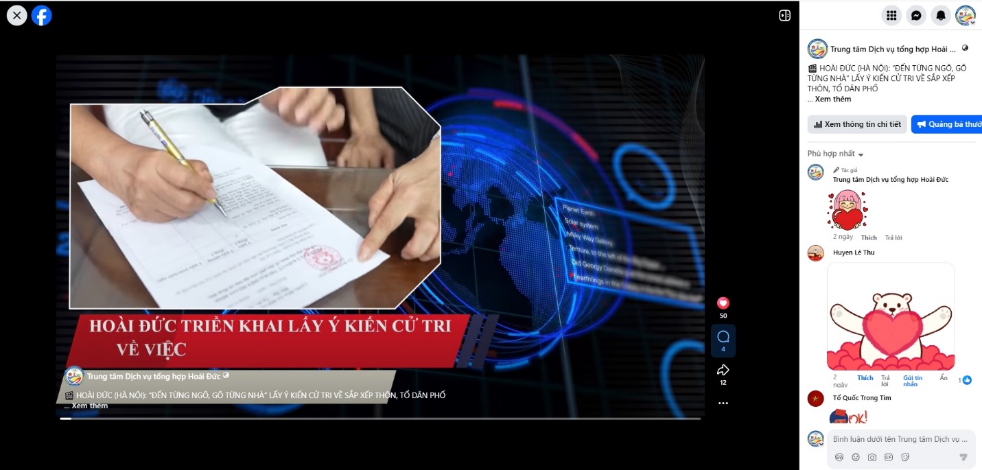 Hoài Đức đạt đồng thuận cao từ Nhân dân trong Đề án sắp xếp thôn, tổ dân phố- Ảnh 3.