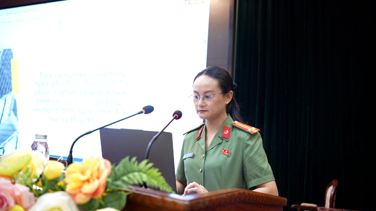 Hoài Đức tổ chức hội nghị tuyên truyền nâng cao nhận thức về phòng chống tội phạm, bảo vệ bí mật nhà nước và phòng cháy chữa cháy- Ảnh 3.