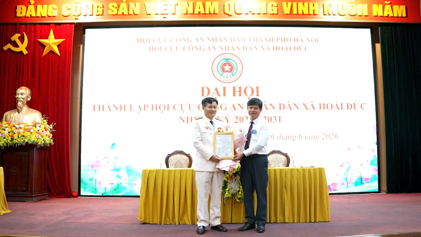 Đại hội hội cựu Công an nhân dân xã Hoài Đức lần thứ Nhất, nhiệm kỳ 2026 – 2031- Ảnh 4.