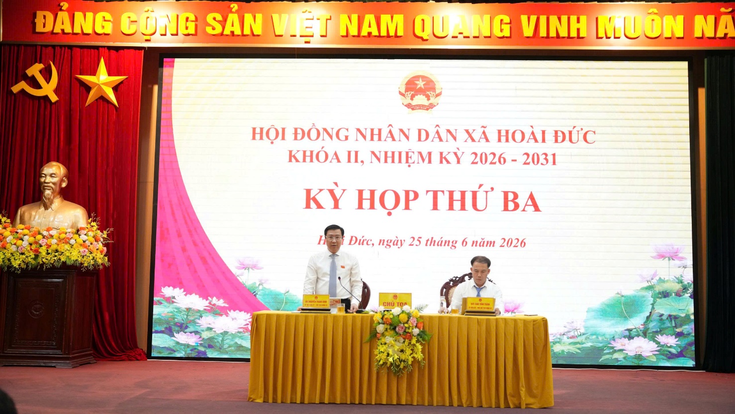 HĐND xã Hoài Đức tổ chức kỳ họp thứ 3, xem xét nhiều nội dung quan trọng về phát triển địa phương- Ảnh 1.