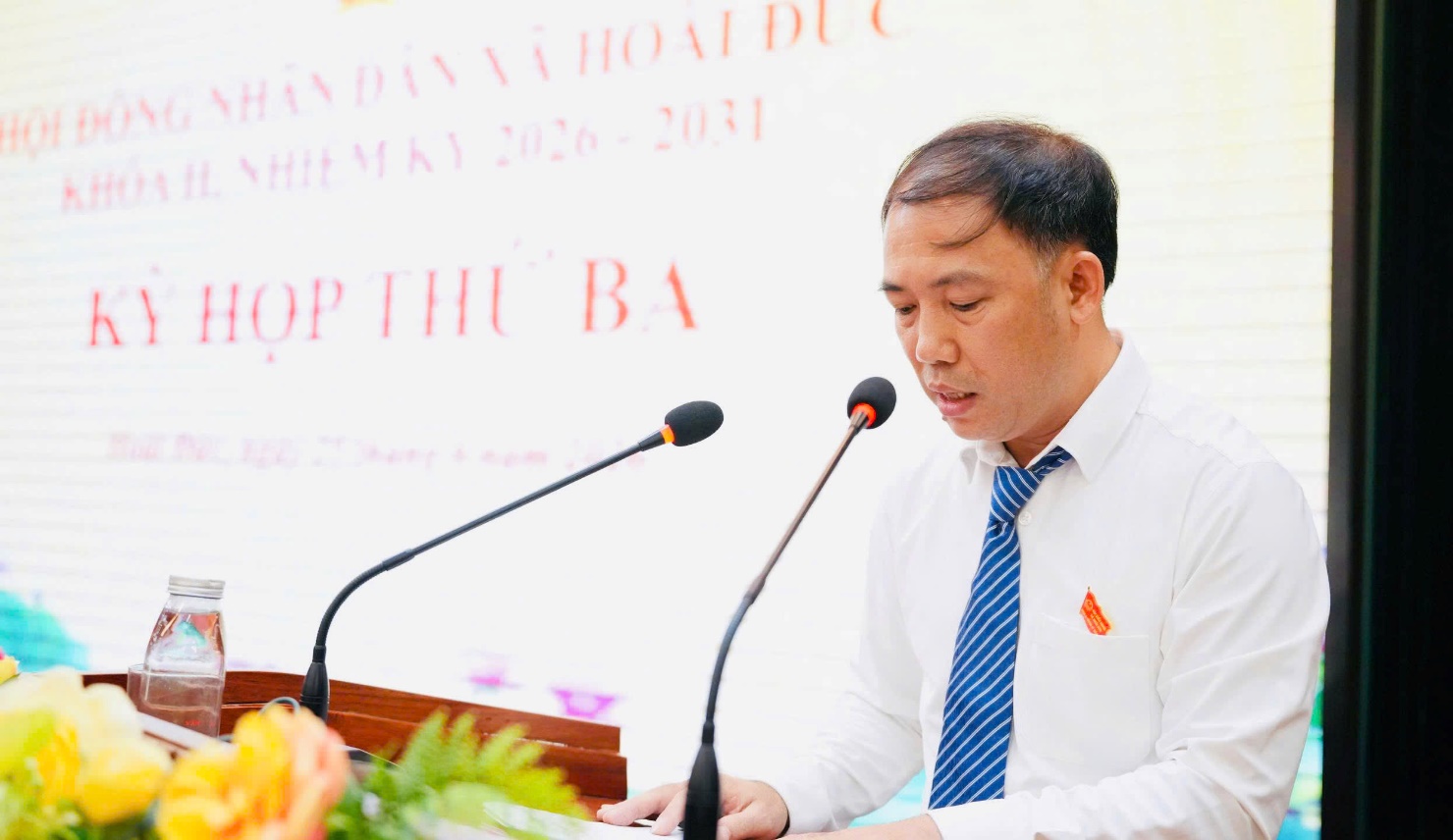 HĐND xã Hoài Đức tổ chức kỳ họp thứ 3, xem xét nhiều nội dung quan trọng về phát triển địa phương- Ảnh 4.