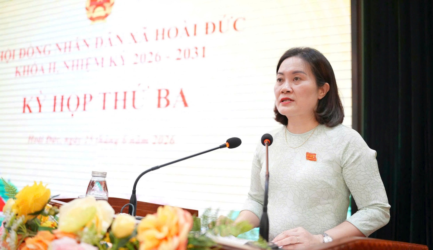 HĐND xã Hoài Đức tổ chức kỳ họp thứ 3, xem xét nhiều nội dung quan trọng về phát triển địa phương- Ảnh 7.