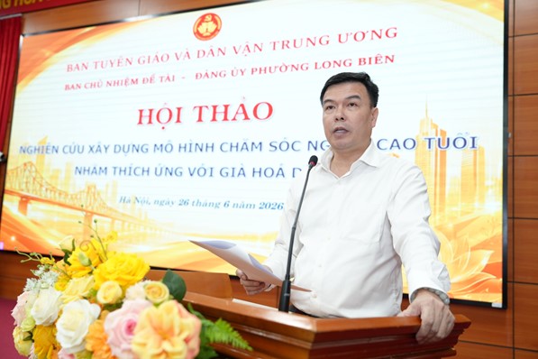 Xây dựng mô hình chăm sóc người cao tuổi từ cơ sở- Ảnh 2.
