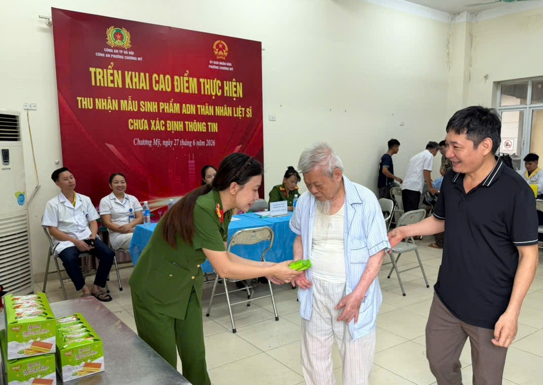 Phường Chương Mỹ tổ chức thu nhận mẫu ADN thân nhân liệt sĩ chưa xác định thông tin- Ảnh 22.