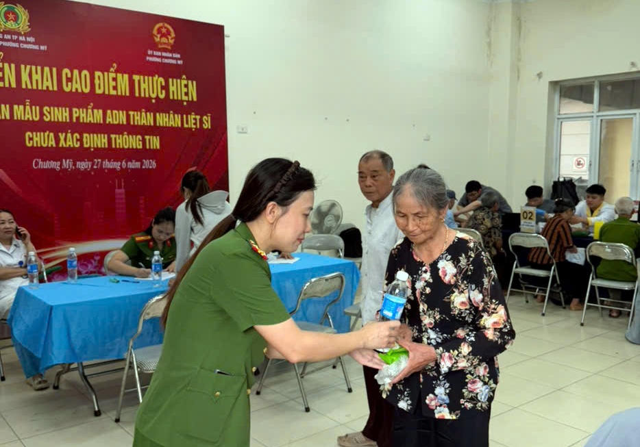 Phường Chương Mỹ tổ chức thu nhận mẫu ADN thân nhân liệt sĩ chưa xác định thông tin- Ảnh 23.