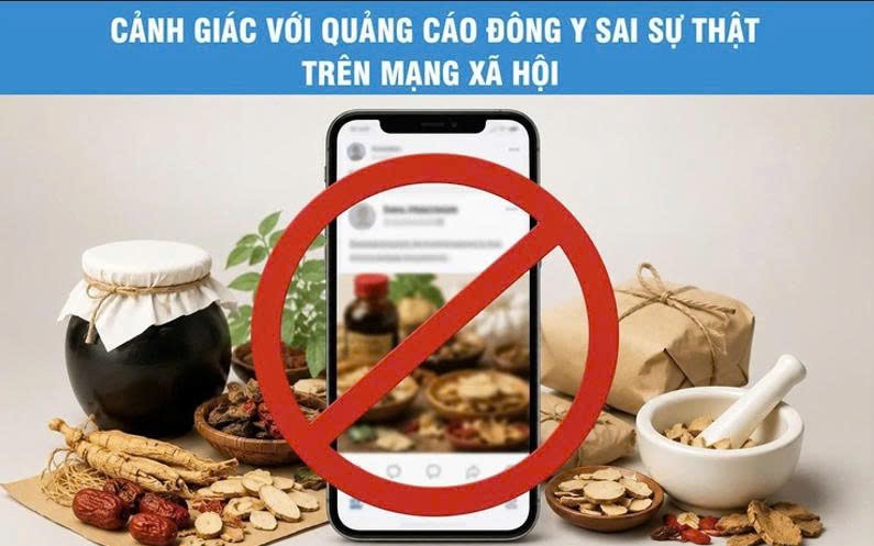 Bài tuyên truyền Cảnh giác với quảng cáo khám bệnh, chữa bệnh và sản phẩm y dược cổ truyền không đúng quy định