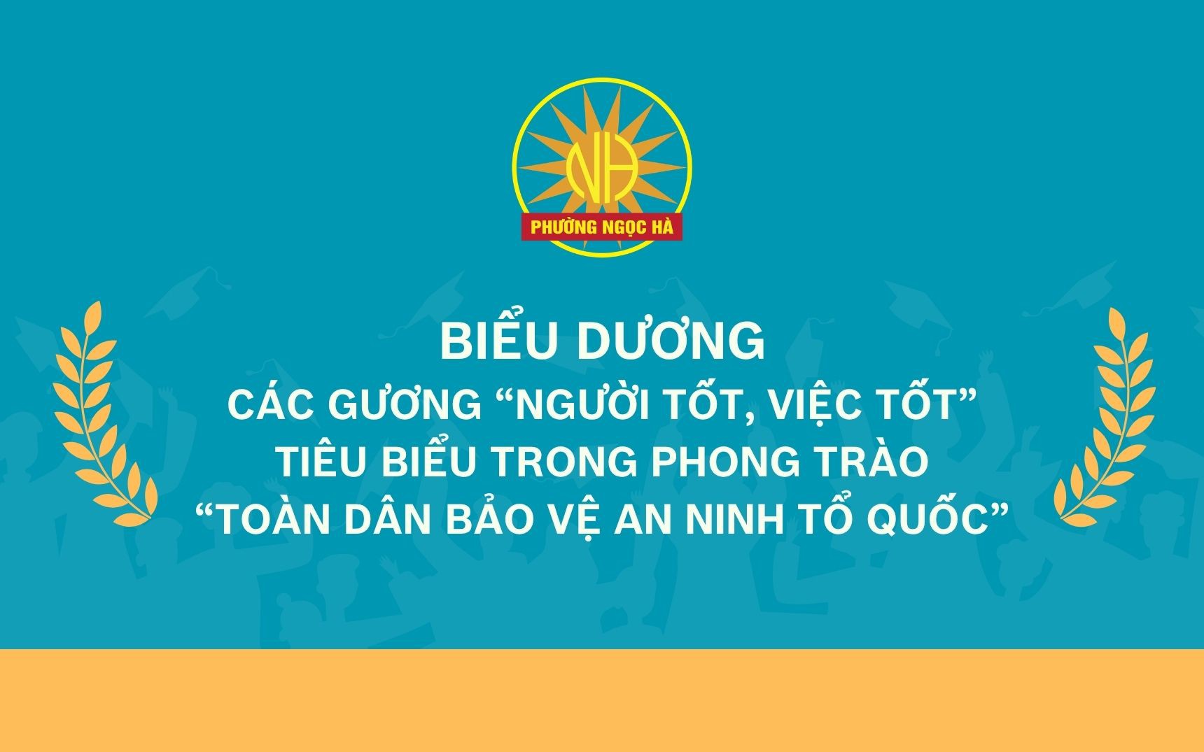 Biểu dương các gương “Người tốt, việc tốt” tiêu biểu trong Phong trào Toàn dân Bảo vệ an ninh Tổ quốc