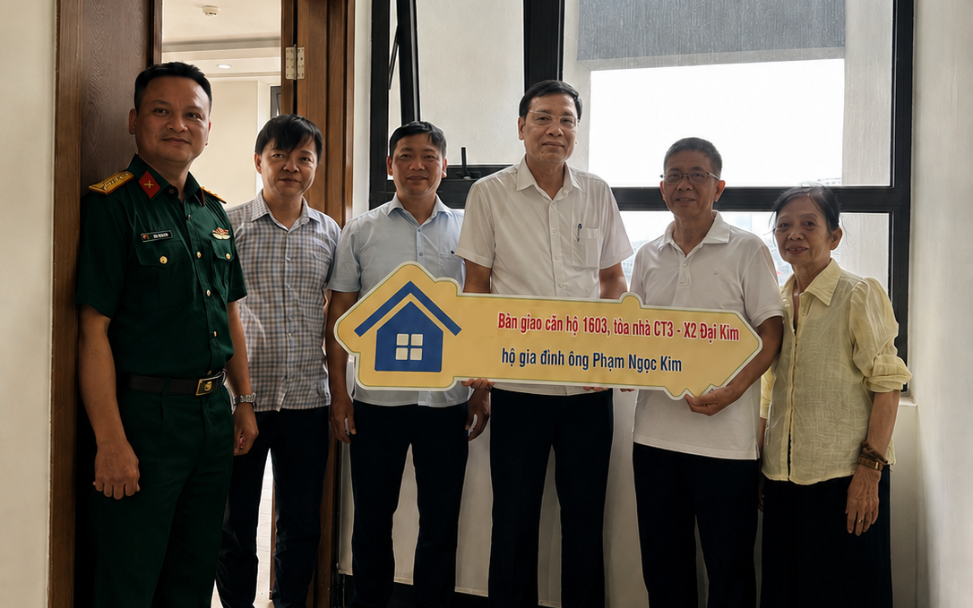 Khương Đình: Đẩy nhanh công tác bàn giao căn hộ tái định cư cho các hộ dân thuộc diện giải phóng mặt bằng