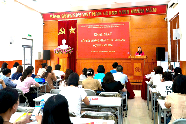 Khai mạc lớp bồi dưỡng nhận thức về Đảng đợt III năm 2026- Ảnh 2.