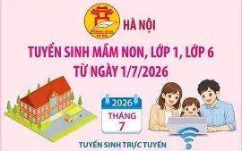 Hà Nội vận hành thử nghiệm hệ thống đăng ký tuyển sinh trực tuyến có ứng dụng bản đồ GIS vào các trường mầm non, lớp 1, lớp 6 năm học 2026-2027