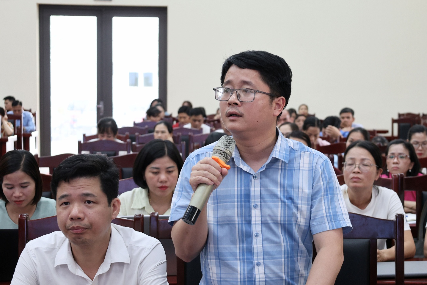 Xã Tiến Thắng: Hội nghị tập huấn hướng dẫn sử dụng hệ thống quản trị thực thi nhiệm vụ và đánh giá cán bộ, công chức gắn với đo lường hiệu suất công việc (OKR/KPI)- Ảnh 3.