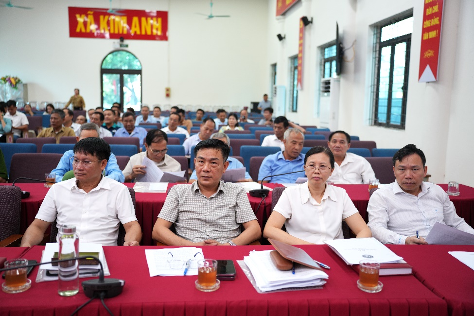 XÃ KIM ANH TỔ CHỨC HỘI THẢO LẤY Ý KIẾN ĐỐI VỚI ĐỀ ÁN SẮP XẾP THÔN TRÊN ĐỊA BÀN XÃ- Ảnh 3.