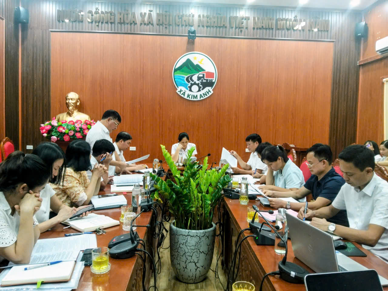 THƯỜNG TRỰC HĐND XÃ KIM ANH GIÁM SÁT VIỆC THU, CHI, QUẢN LÝ VÀ SỬ DỤNG NGÂN SÁCH NHÀ NƯỚC NĂM 2025 VÀ 6 THÁNG ĐẦU NĂM 2026- Ảnh 1.