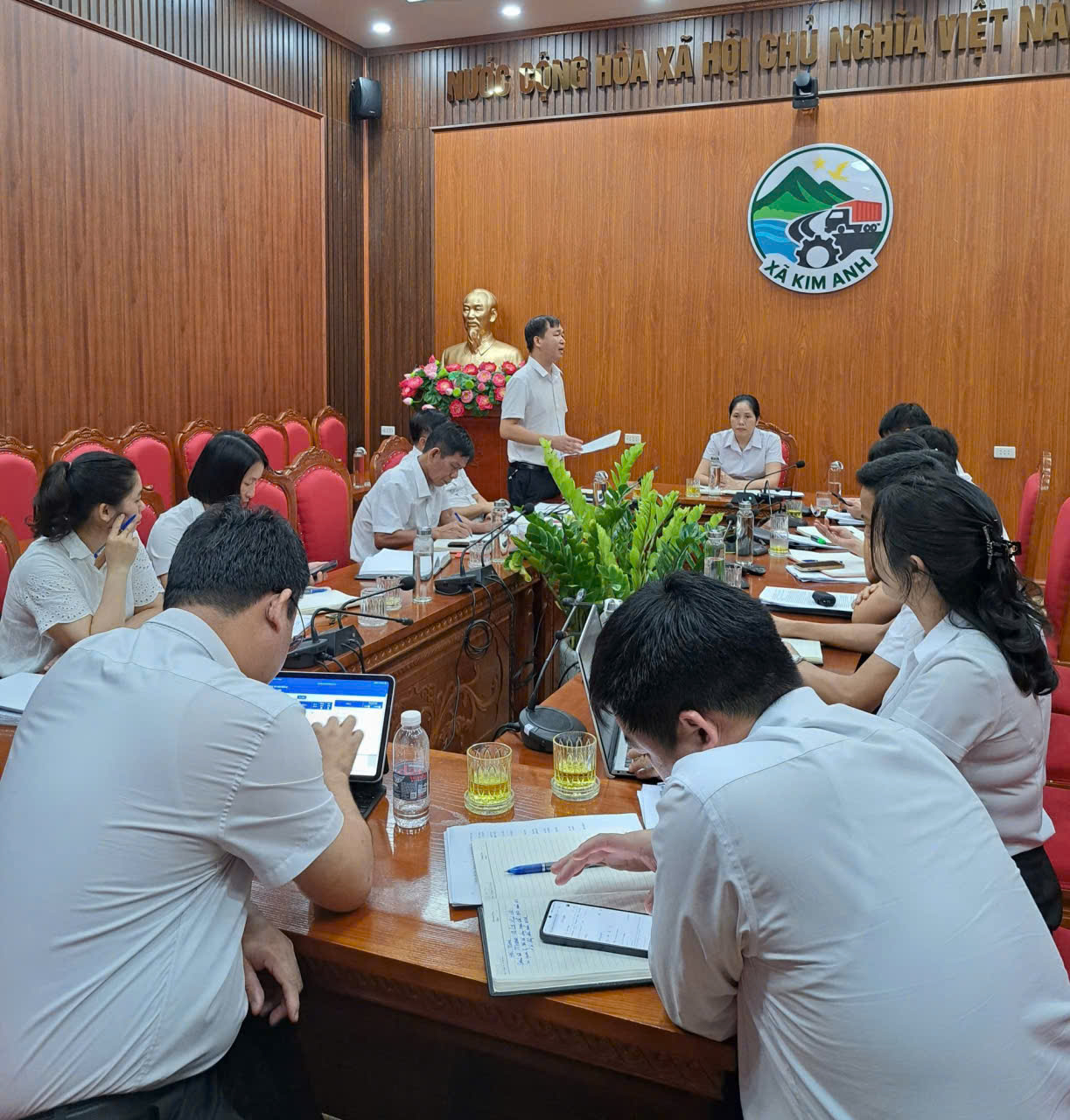 THƯỜNG TRỰC HĐND XÃ KIM ANH GIÁM SÁT VIỆC THU, CHI, QUẢN LÝ VÀ SỬ DỤNG NGÂN SÁCH NHÀ NƯỚC NĂM 2025 VÀ 6 THÁNG ĐẦU NĂM 2026- Ảnh 6.