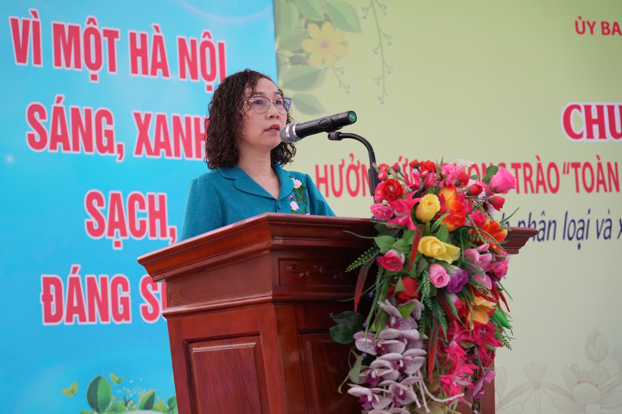 Xã Đan Phượng ra quân hưởng ứng phong trào thi đua “Chung tay hành động vì môi trường Thủ đô xanh - sạch - đẹp”.- Ảnh 2.