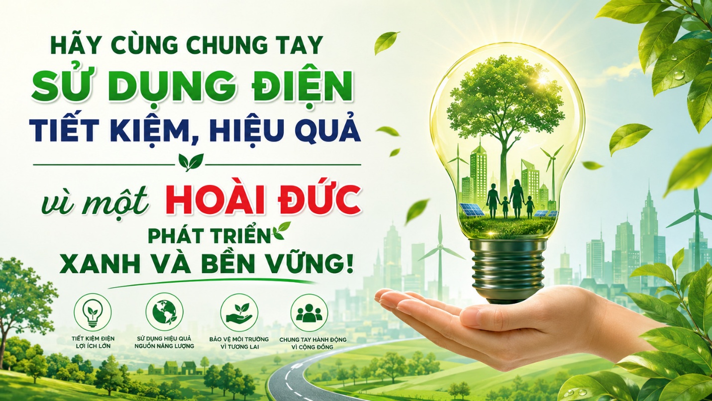 Tiết kiệm điện từ hệ thống chiếu sáng công cộng – Chung tay xây dựng Hoài Đức xanh, văn minh, phát triển bền vững- Ảnh 3.