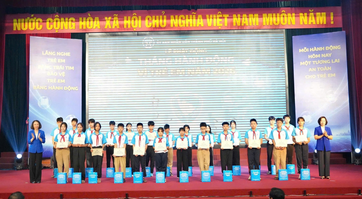 UBND Thành phố tổ chức Lễ phát động Tháng hành động Vì trẻ em năm 2026 với nhiều hoạt động ý nghĩa dành cho thiếu nhi- Ảnh 13.