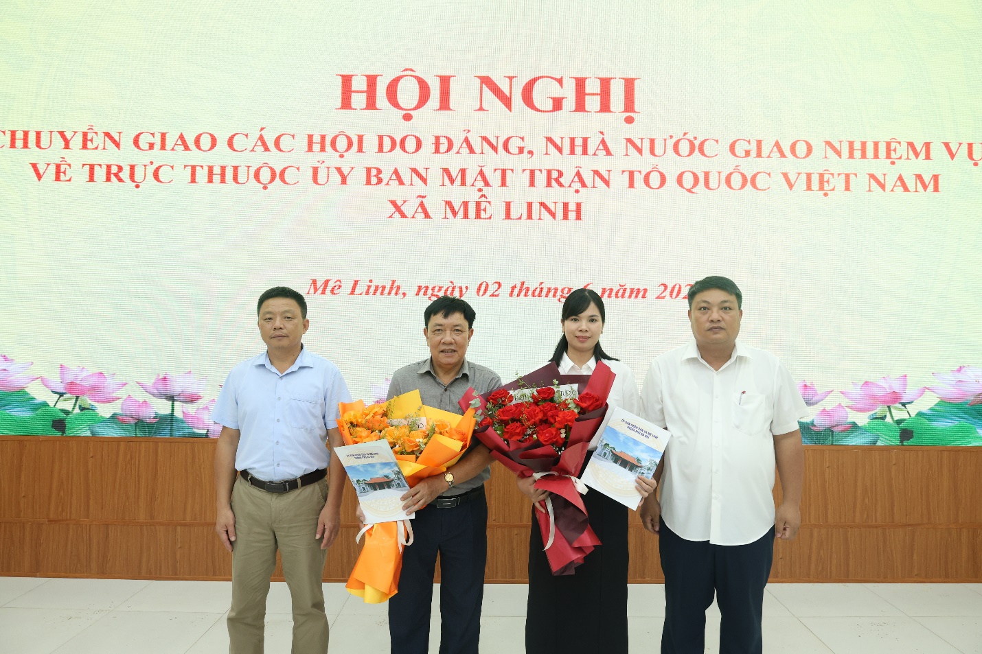 Xã Mê Linh tổ chức hội nghị chuyển giao các hội do Đảng, Nhà nước giao nhiệm vụ về trực thuộc Ủy ban MTTQ Việt Nam xã Mê Linh- Ảnh 1.