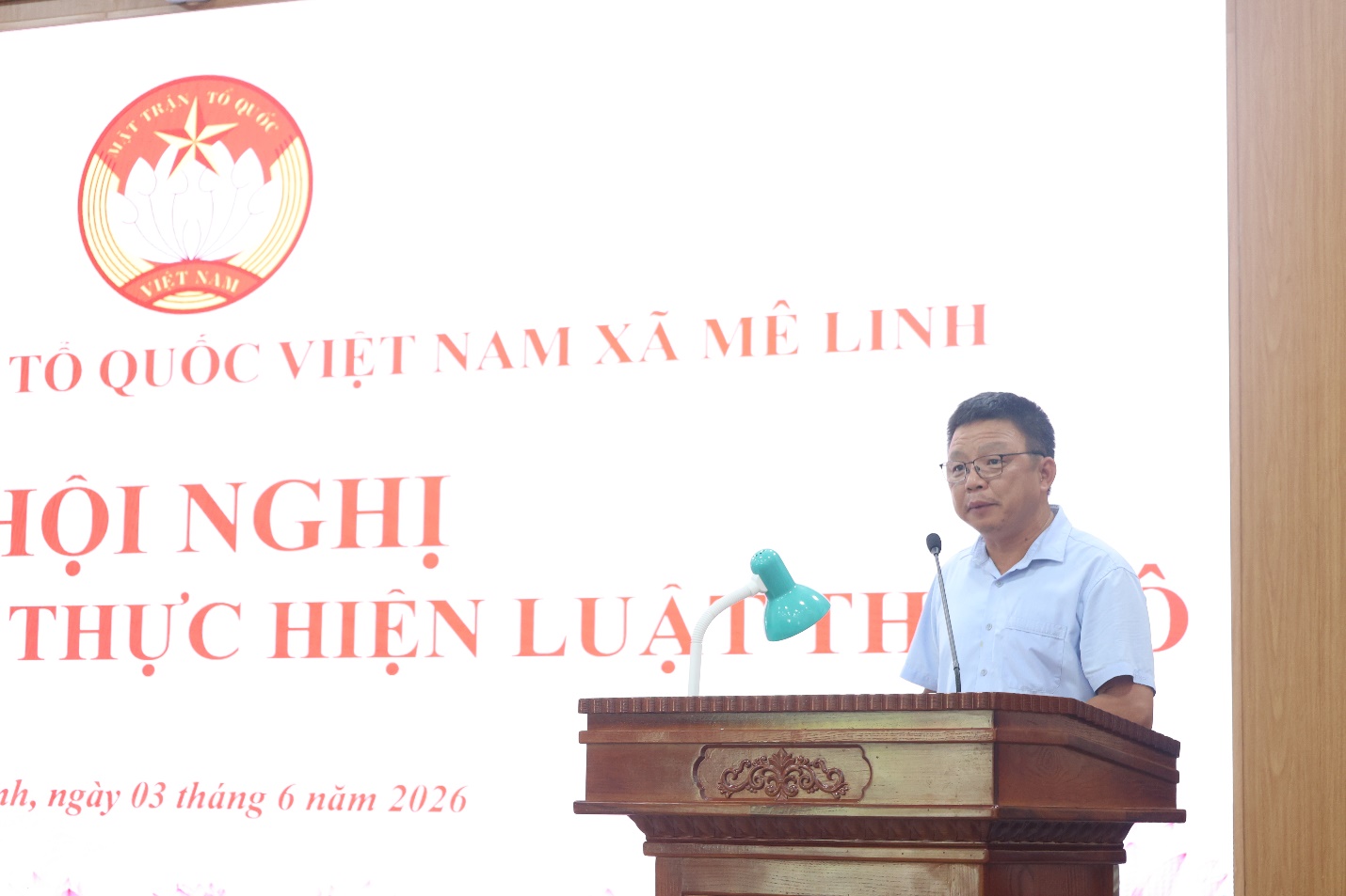 Ủy ban MTTQ Việt Nam xã Mê Linh tổ chức hội nghị tuyên truyền thực hiện Luật Thủ đô- Ảnh 2.