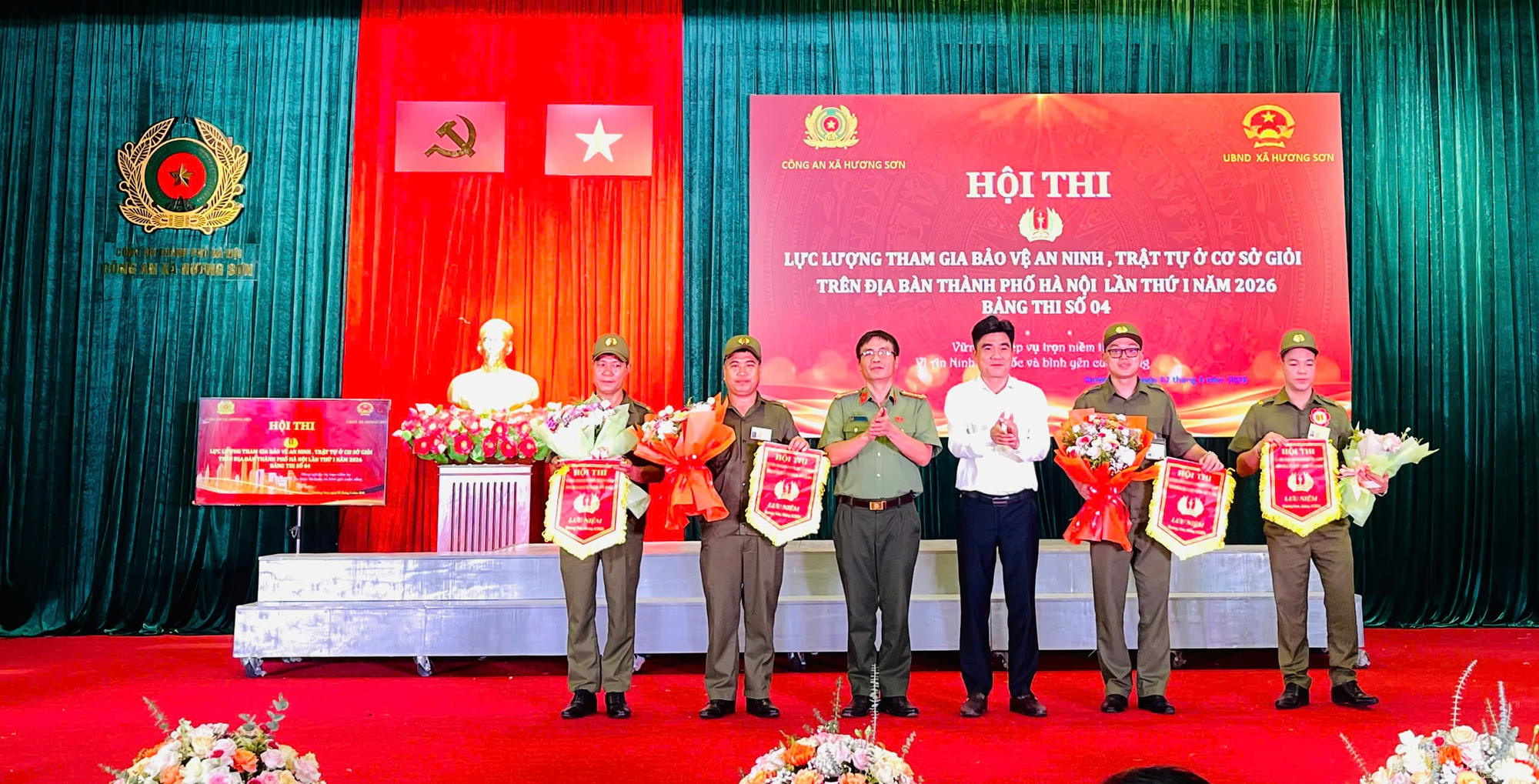 Công an xã Ô Diên đạt giải ba tại Hội thi lực lượng tham gia bảo vệ an ninh, trật tự ở cơ sở giỏi thành phố Hà Nội năm 2026- Ảnh 1.