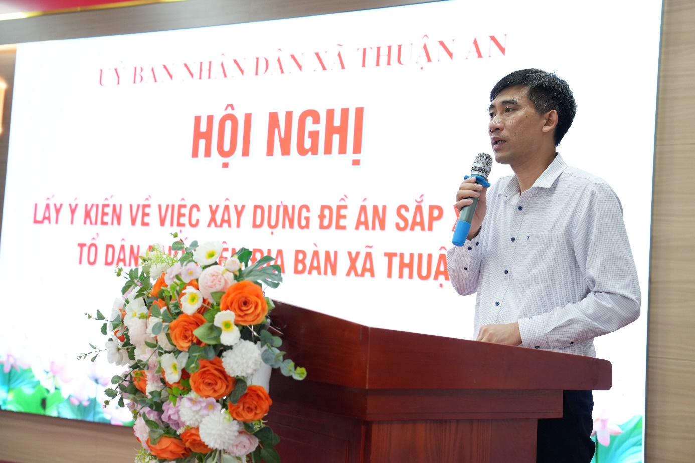 Xã Thuận lấy ý kiến về việc xây dựng đề án sắp xếp thôn, tổ dân phố trên địa bàn xã- Ảnh 2.