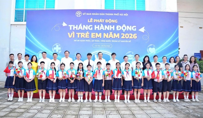 UBND Thành phố tổ chức Lễ phát động Tháng hành động Vì trẻ em năm 2026 với nhiều hoạt động ý nghĩa dành cho thiếu nhi- Ảnh 25.