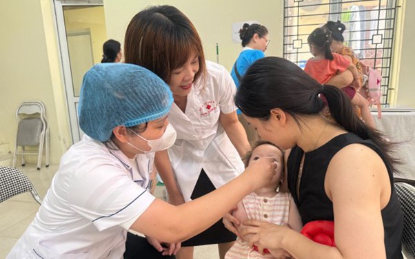 Phường Thanh Xuân tổ chức chiến dịch bổ sung VitaminA đợt 1 và các hoạt động hưởng ứng ngày vi chất dinh dưỡng năm 2026