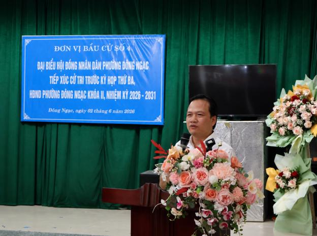 Hội nghị tiếp xúc cử tri với đại biểu HĐND phường trước kỳ họp thứ Ba HĐND phường Đông Ngạc, nhiệm kỳ 2026-2031- Ảnh 9.