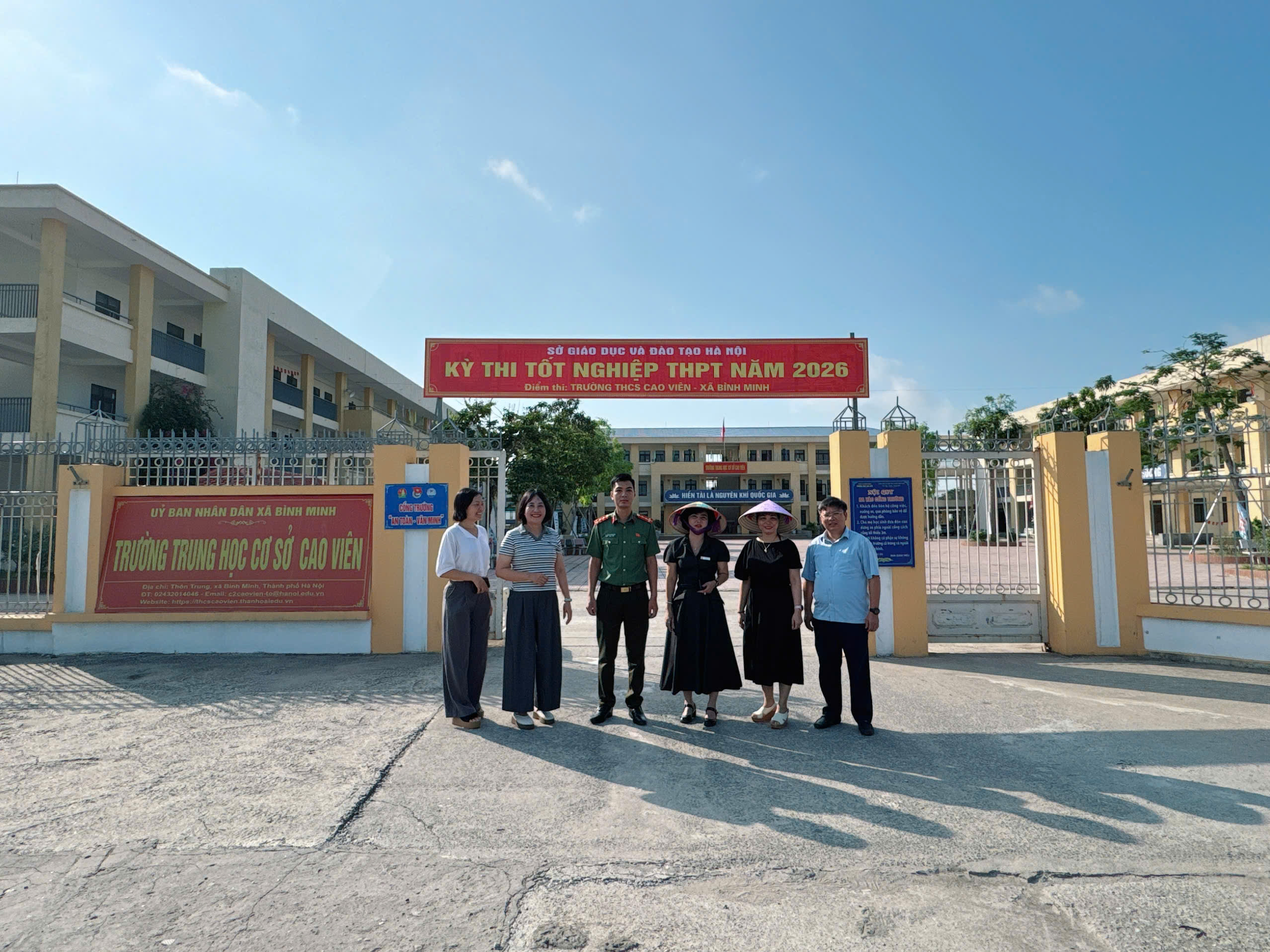 XÃ BÌNH MINH CHỦ ĐỘNG KIỂM TRA CÔNG TÁC CHUẨN BỊ CHO KỲ THI TỐT NGHIỆP THPT NĂM 2026