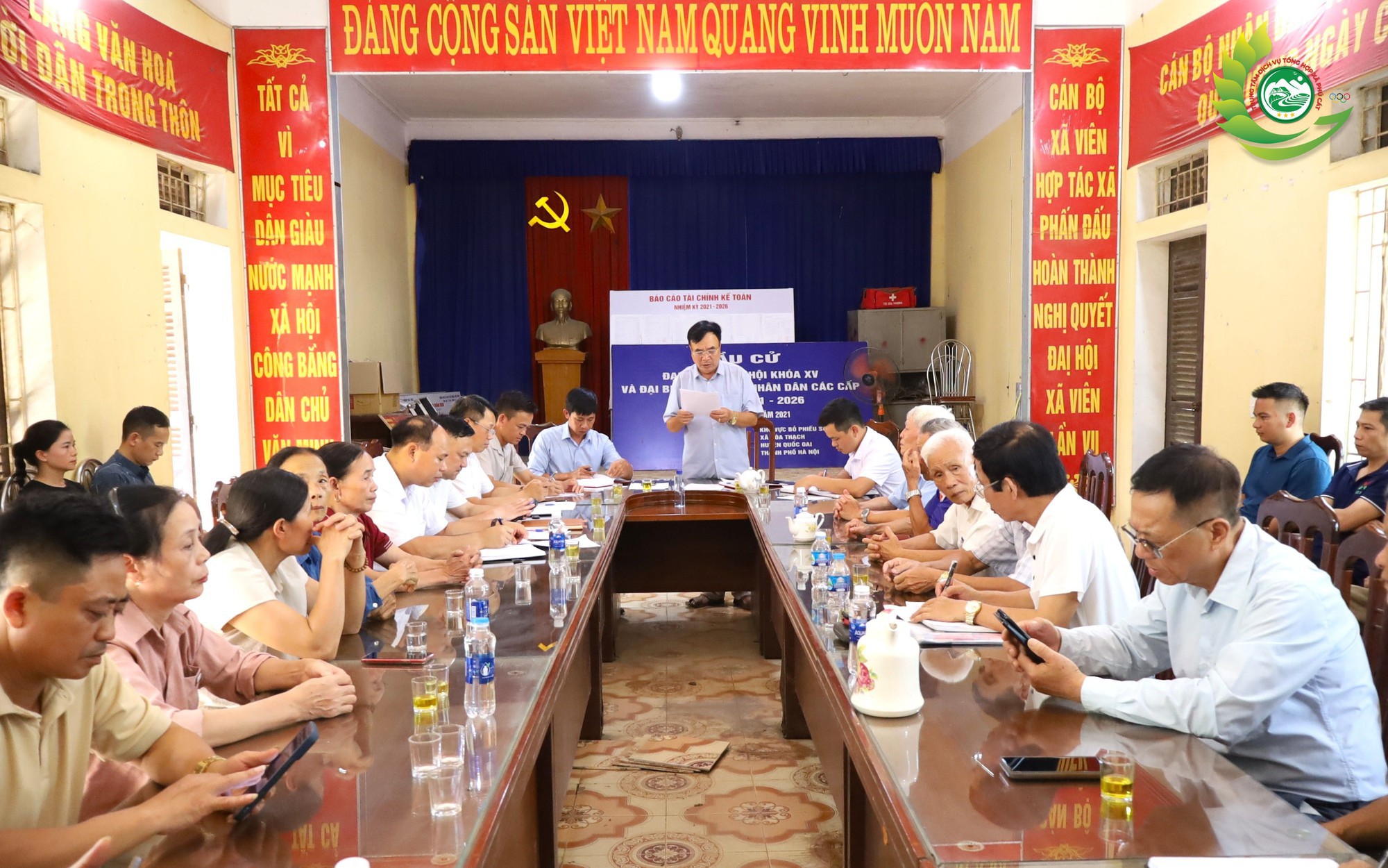 Đồng chí Phó Bí thư Thường trực Đảng ủy xã Phú Cát dự sinh hoạt Chi bộ thôn Hòa Trúc tháng 6/2026