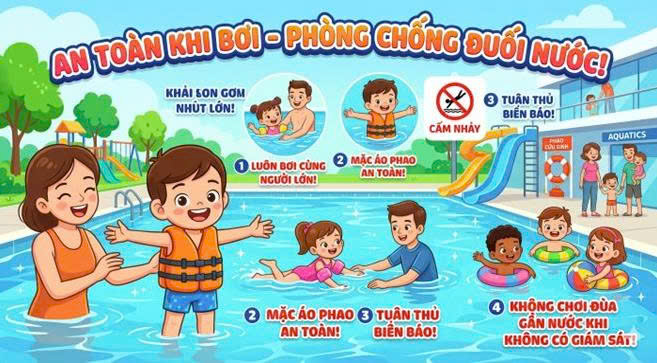 Tăng cường phòng, chống tai nạn, thương tích và đuối nước trẻ em trong dịp hè và mùa mưa bão- Ảnh 3.