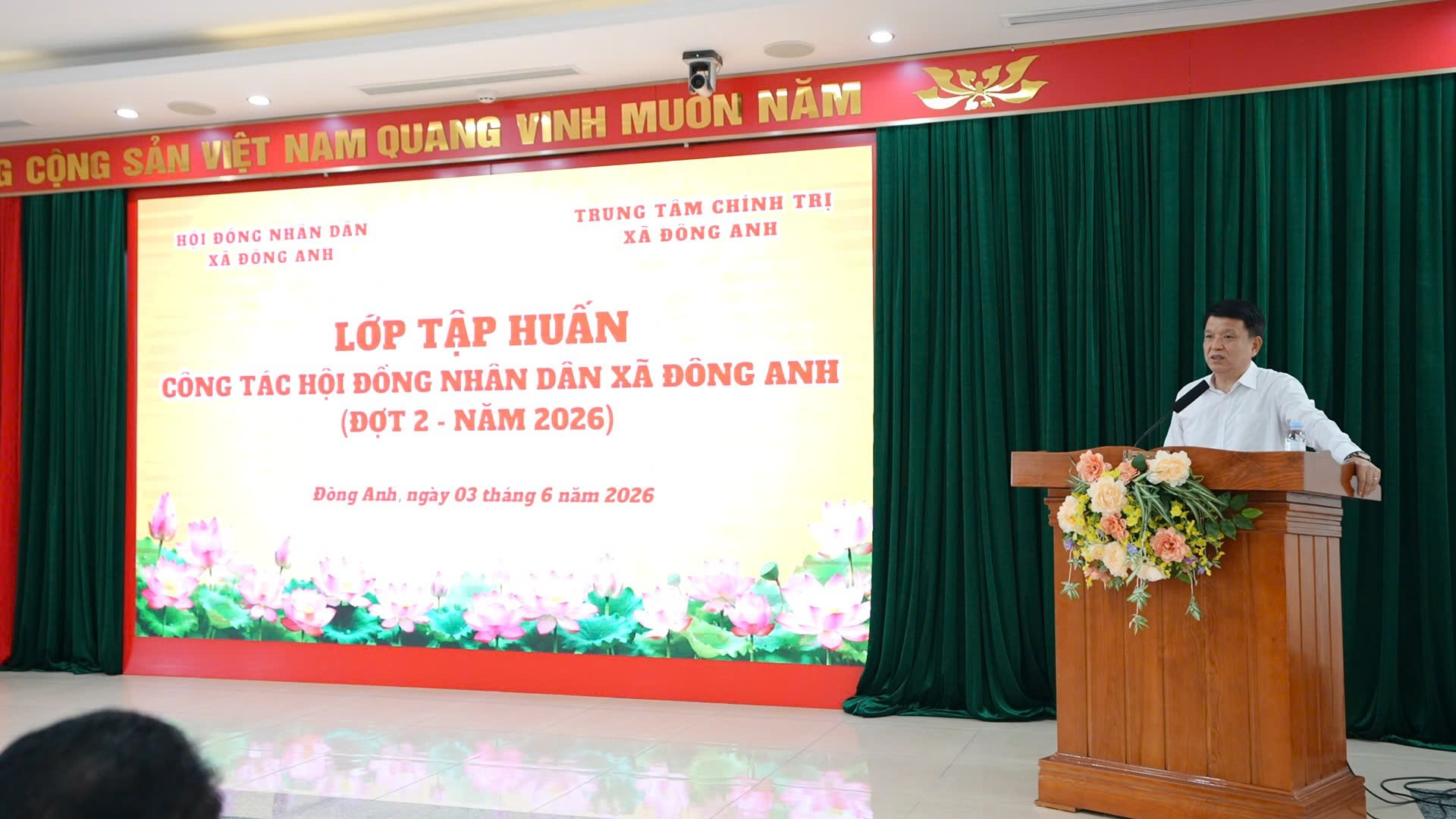 Đông Anh tổ chức lớp bồi dường công tác HĐND năm 2026 với chuyên đề Chuyển đổi số- Ảnh 1.