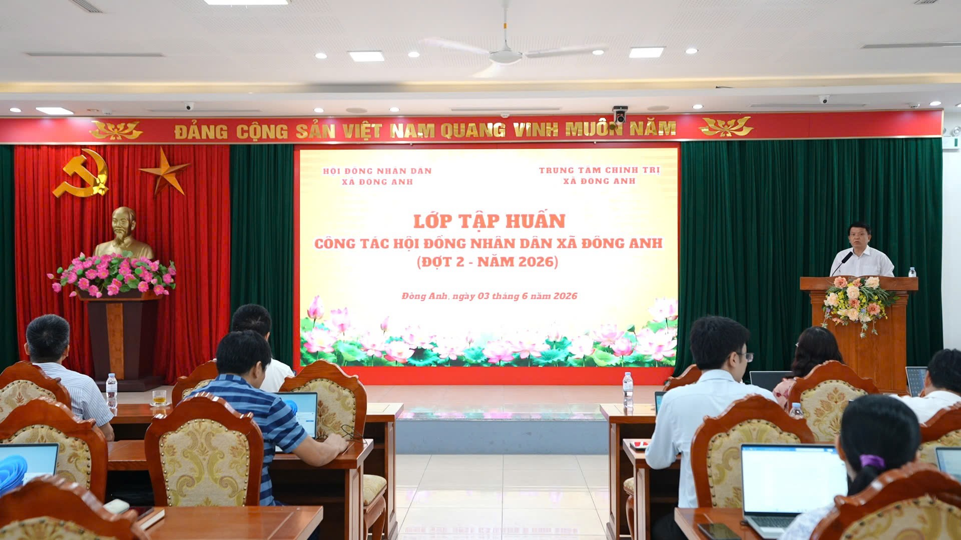 Đông Anh tổ chức lớp bồi dường công tác HĐND năm 2026 với chuyên đề Chuyển đổi số- Ảnh 2.